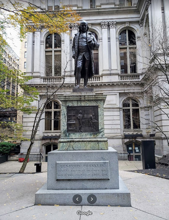 Estatua de Benjamin Franklin