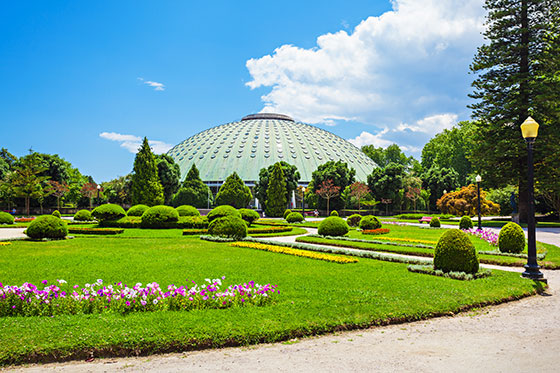 Jardins palacio de cristal