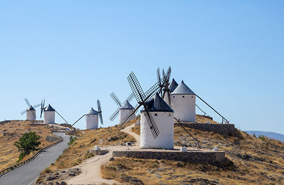 Molinos de viento en Consuegra