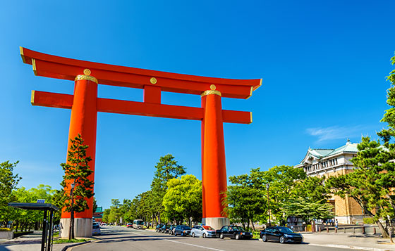 Torii del santuario Heian-Jingu